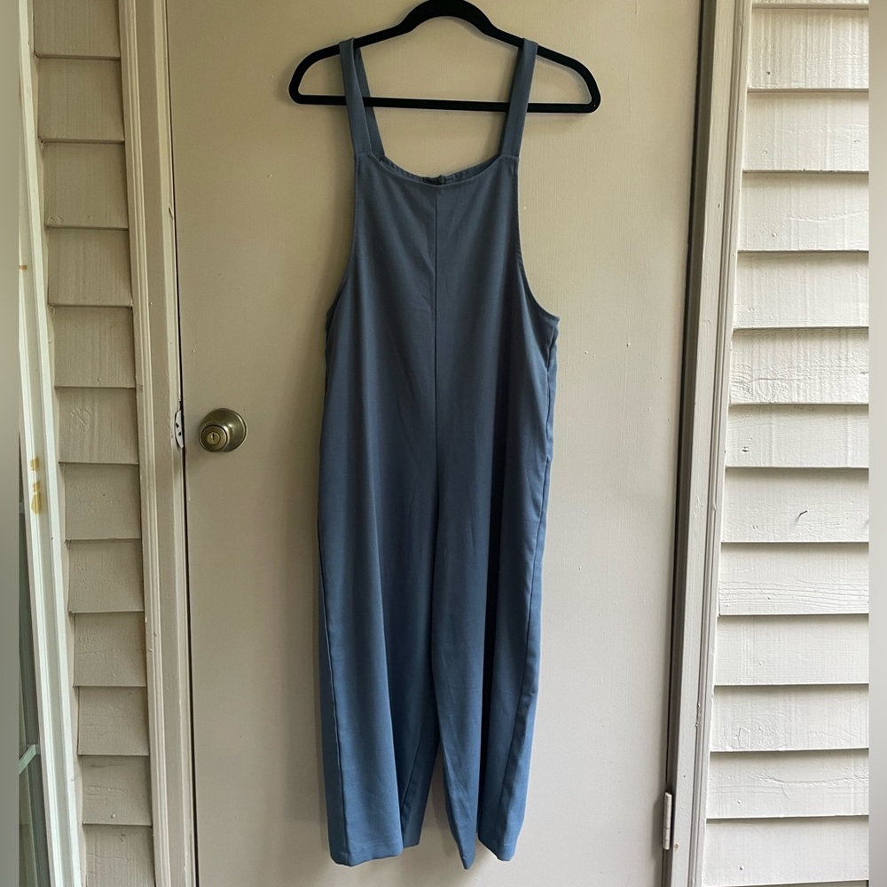 Over-all Jump Suit Blue